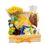 Cesta de Café da Manhã Com Flores Maravilhoso