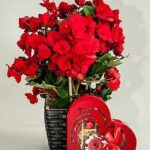 Begônia Com Coração de Bombons