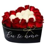 Coração de rosas EU TE AMO