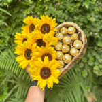 Coração de Girassóis