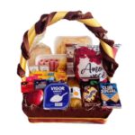 Cesta Café Da Manhã Arco Com Pelúcia